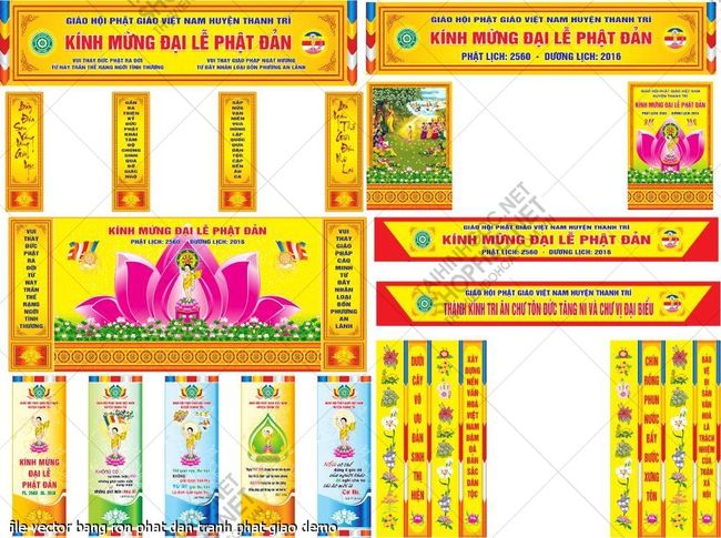 file vector bang ron phat dan tranh phat giao